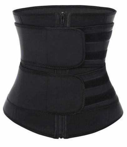 Double Waist Belt Trainer for Fitness – Adjustable Body Shaper Belt
