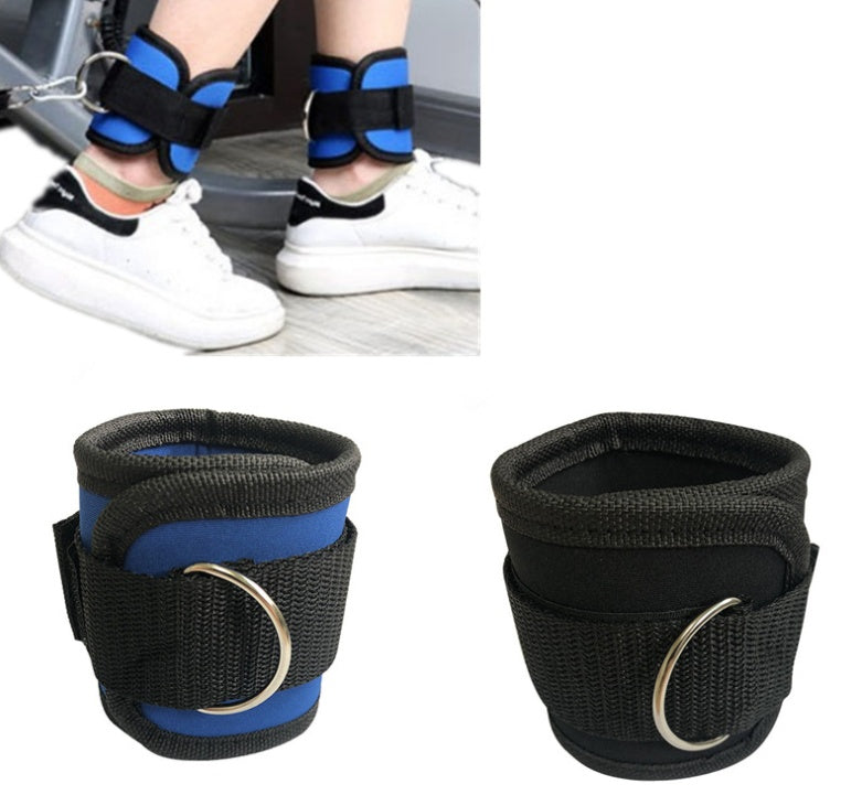 PowerStrap Adjustable Ankle Cuffs – Padded Gym & Cable Machine Straps