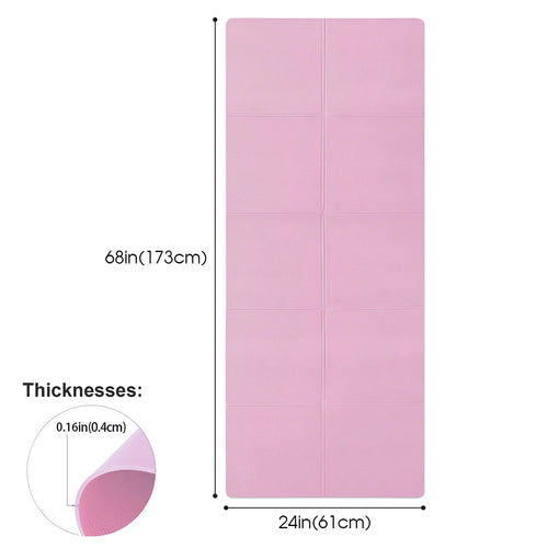 4mm EVA Yoga Mat – Non-Slip, Lightweight & Portable Fitness Mat