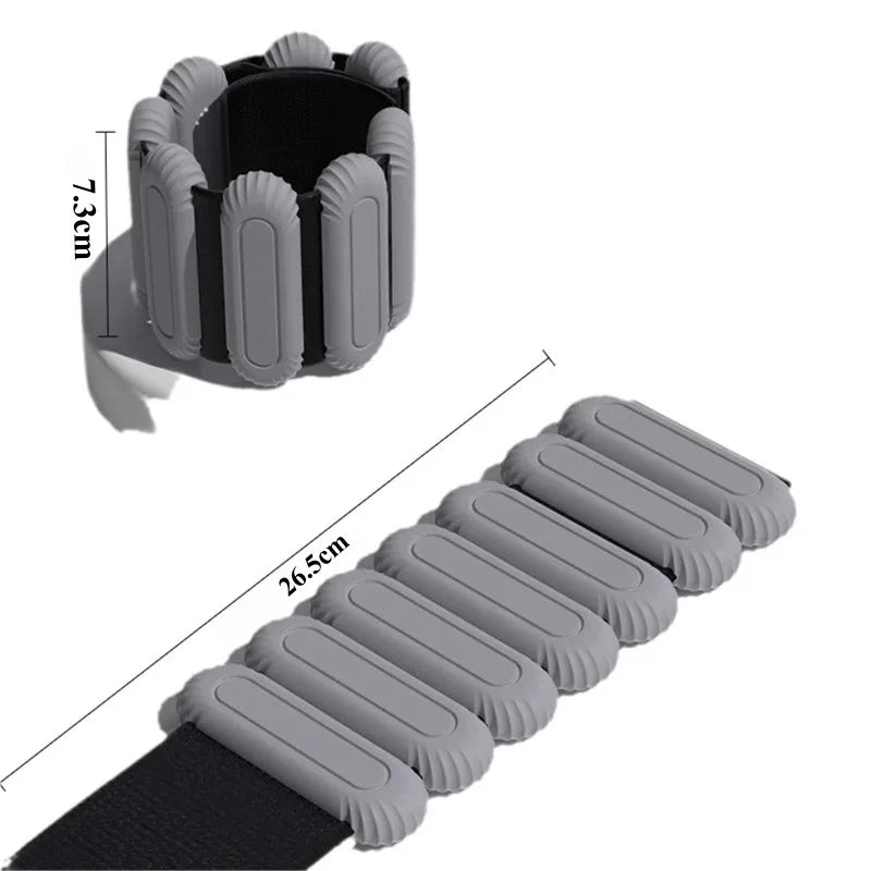 Adjustable Ankle & Wrist Weights (1 Pair) – 0.5lb / 1lb | Fitness, Yoga, Pilates, Running & Physical Therapy