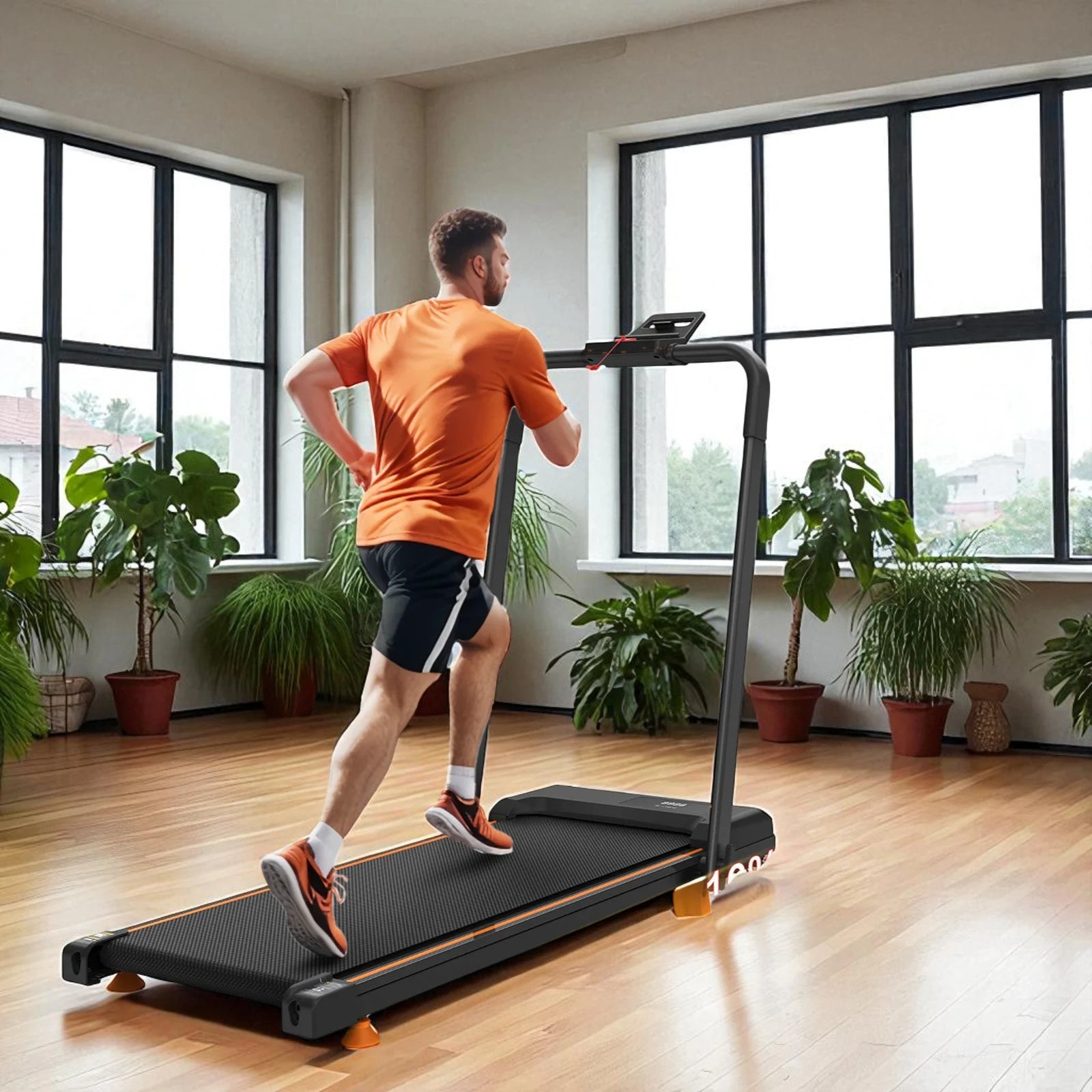 Compact Under Desk Treadmill with 2.5HP Silent Motor | 400 lbs Capacity