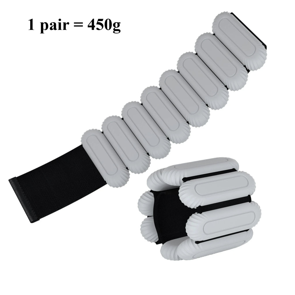 Adjustable Ankle & Wrist Weights (1 Pair) – 0.5lb / 1lb | Fitness, Yoga, Pilates, Running & Physical Therapy