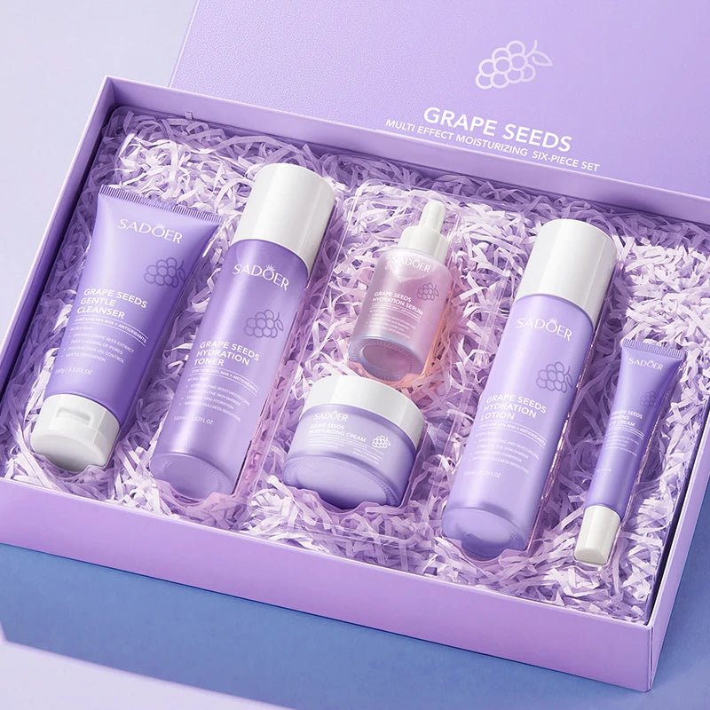SADOER 6-Piece Grape Seed Skincare
