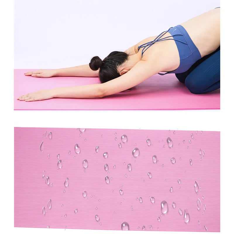 Sports & Fitness Mat – Portable NBR Yoga & Exercise Mat