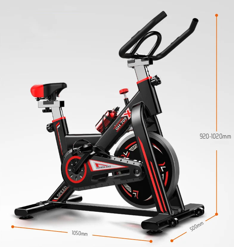 Professional Spin Bike with LCD Monitor – Magnetic Resistance Indoor Exercise Bike for Home Gym Cardio Training