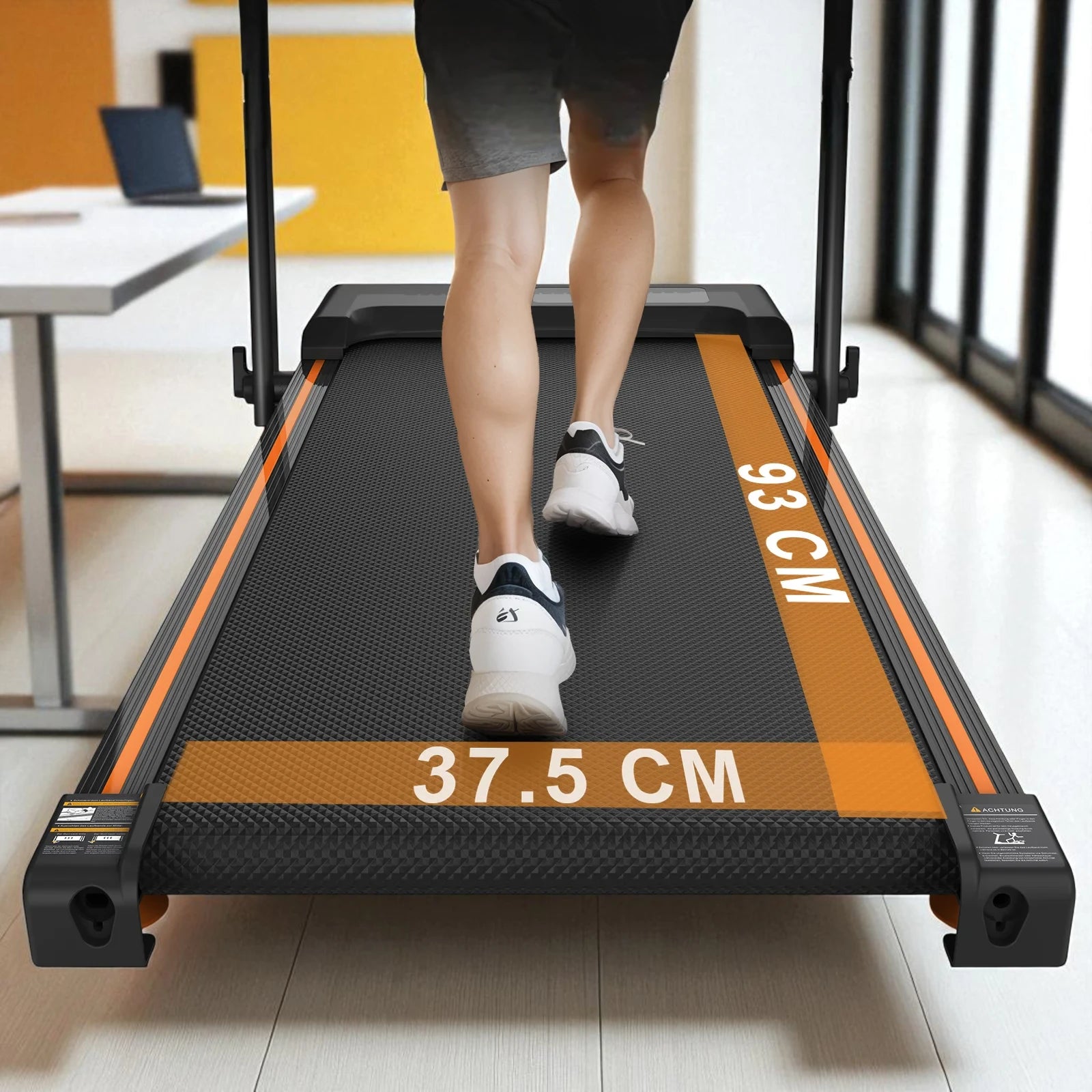 Compact Under Desk Treadmill with 2.5HP Silent Motor | 400 lbs Capacity