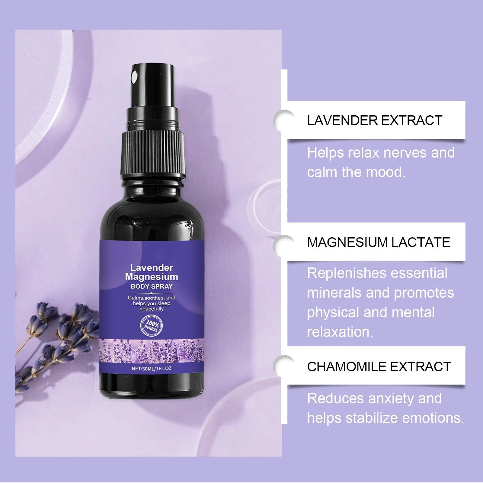 DreamEase Lavender Vanilla Spray