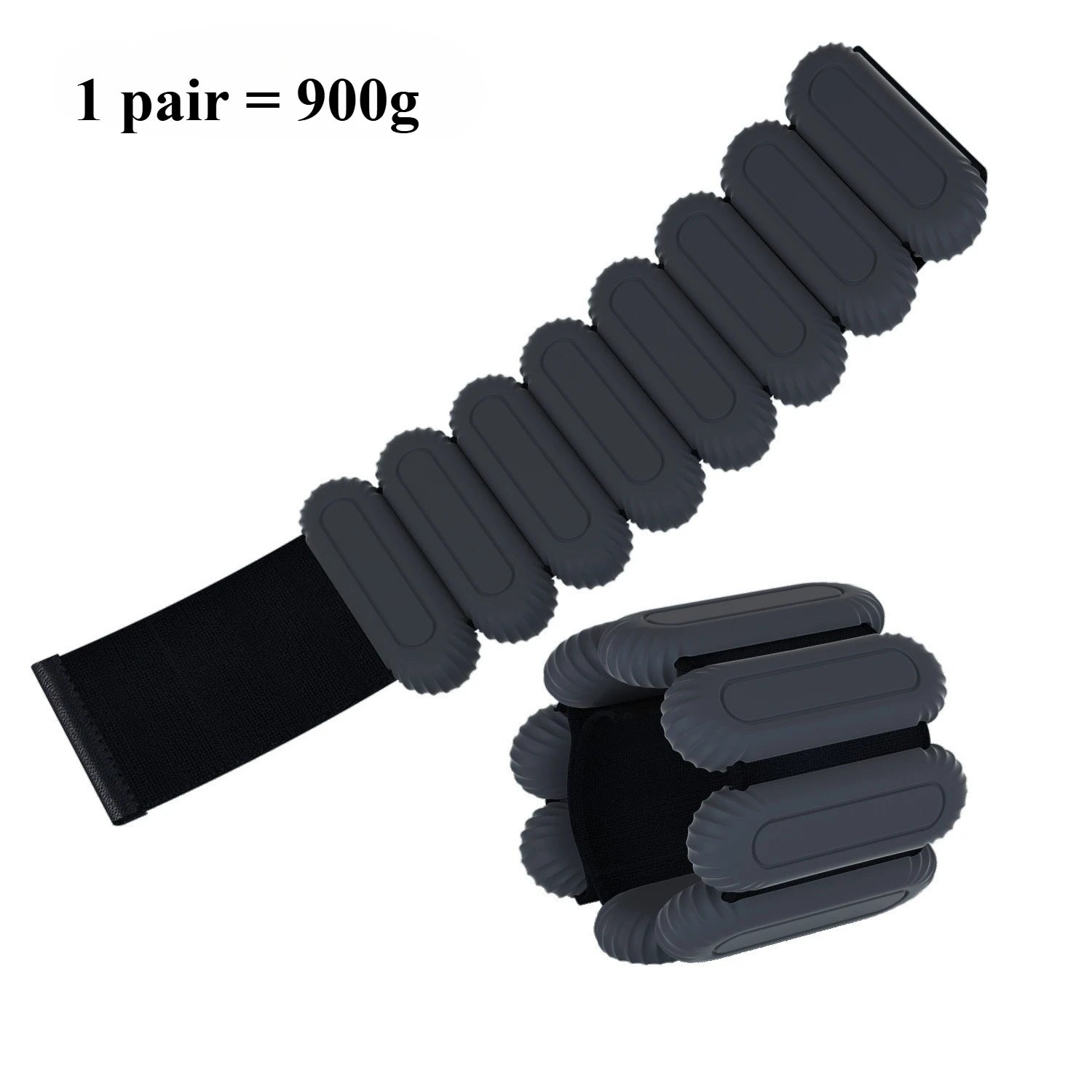 Adjustable Ankle & Wrist Weights (1 Pair) – 0.5lb / 1lb | Fitness, Yoga, Pilates, Running & Physical Therapy