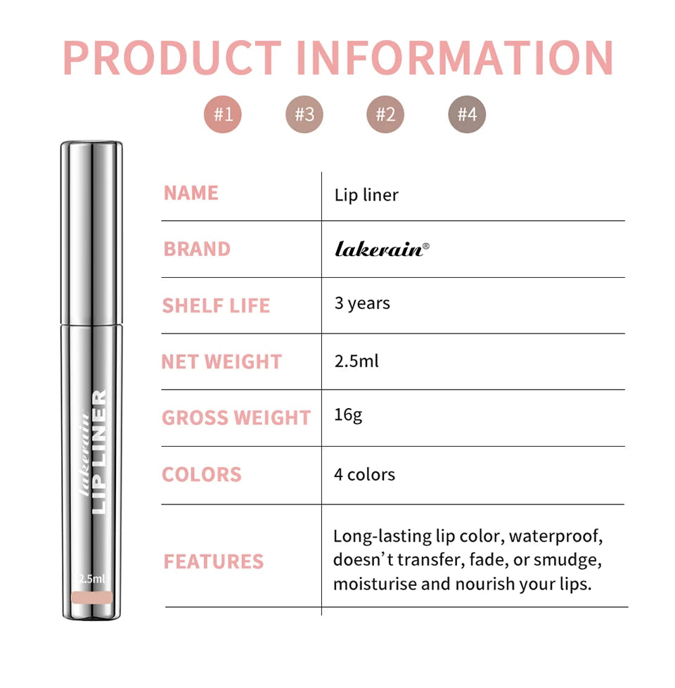Waterproof Peel-Off Lip Liner Ink – Long-Lasting Velvet Matte Lip Tattoo