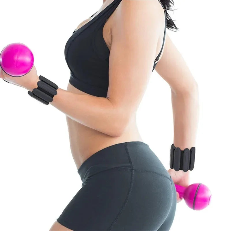 Adjustable Ankle & Wrist Weights (1 Pair) – 0.5lb / 1lb | Fitness, Yoga, Pilates, Running & Physical Therapy