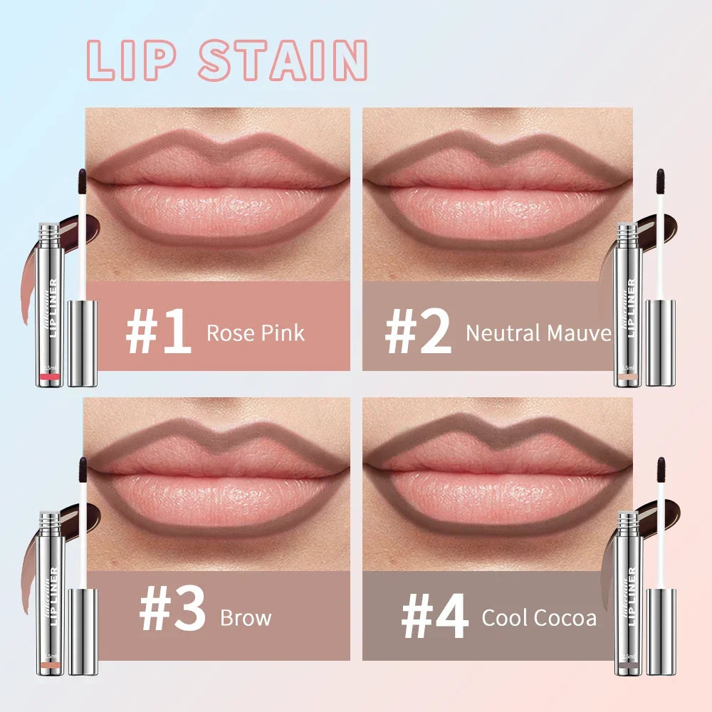 Waterproof Peel-Off Lip Liner Ink – Long-Lasting Velvet Matte Lip Tattoo