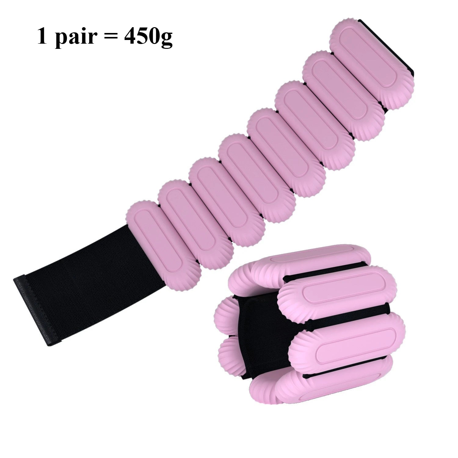 Adjustable Ankle & Wrist Weights (1 Pair) – 0.5lb / 1lb | Fitness, Yoga, Pilates, Running & Physical Therapy