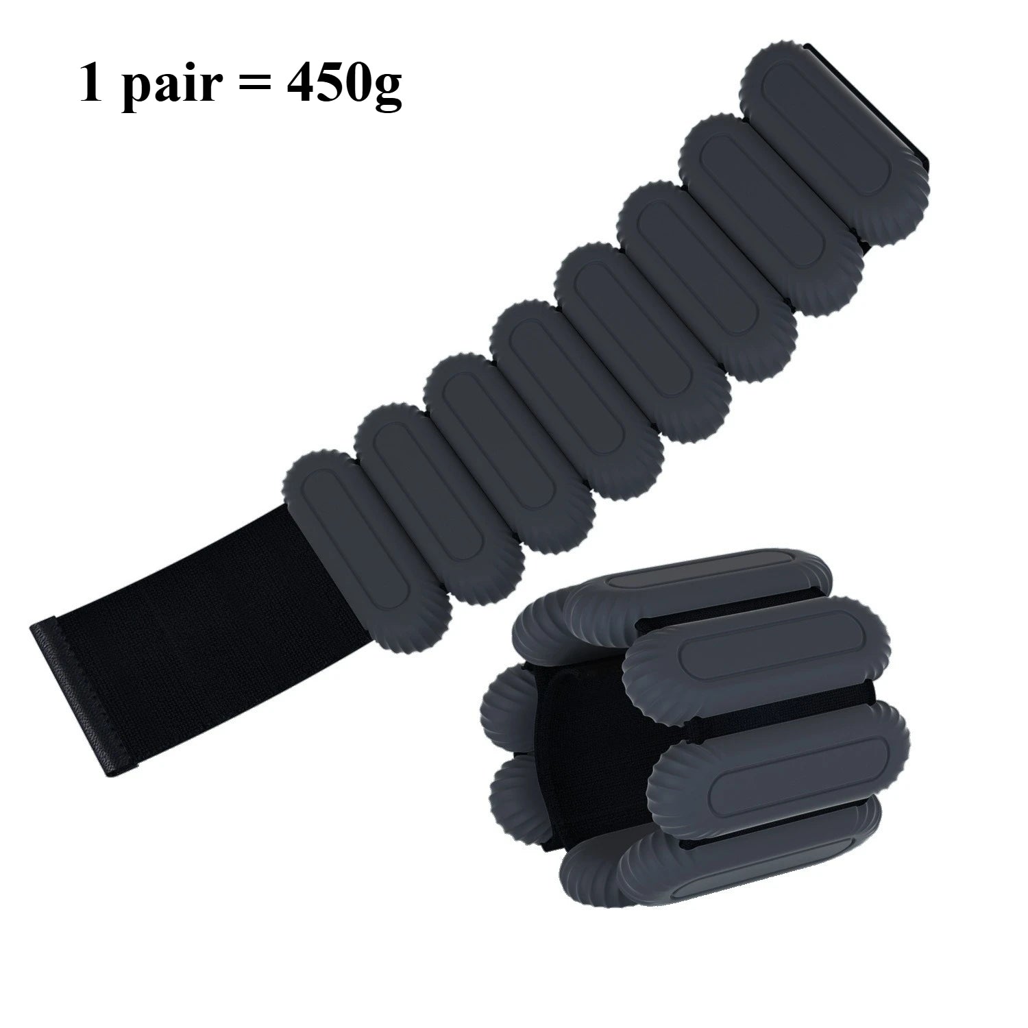 Adjustable Ankle & Wrist Weights (1 Pair) – 0.5lb / 1lb | Fitness, Yoga, Pilates, Running & Physical Therapy