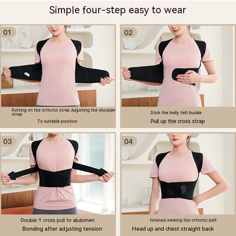 Adjustable Back & Shoulder Support | Everyday Posture Trainer